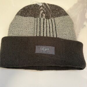 Ugg new men’s black & gray, hat.